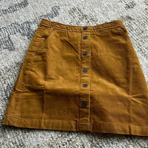 J. Crew Dresses & Skirts - Mini Corduroy Harvest Gold Skirt